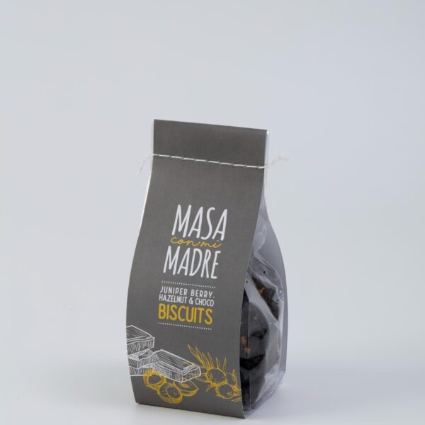 Juniper Berry, Hazelnut & Chocolate Biscuits (200g)